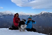 Anello con neve del Monte Gioco da Spettino il 22 marzo 2018